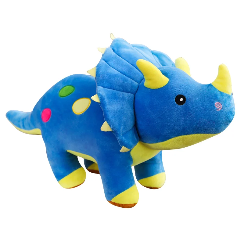 40-80cm Creative Big Plush Soft Triceratops Stegosaurus Plush Toy Dinosaur Doll Stuffed Toy Kids Dinosaurs Toy Birthday Gifts