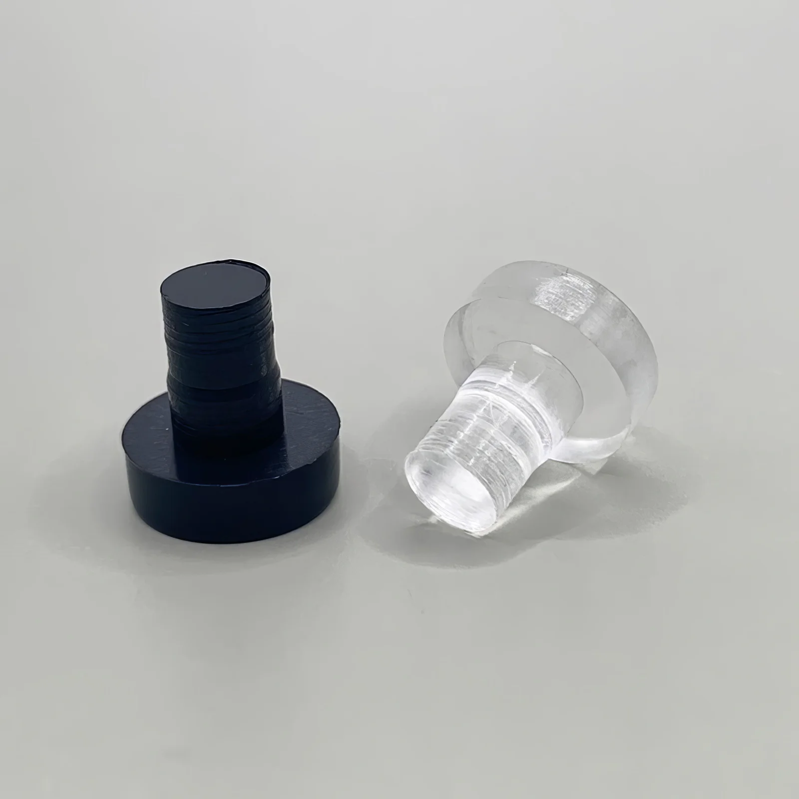 50Pcs Furniture Embedded Bumper Shockproof Accessories Multiple Sizes Table Feet Floor Protector Rubber Transparent/Black/White