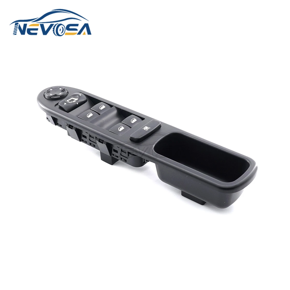 Nevosa 96642444XT Front Left Driver Master Power Window Switch With Folding For Peugeot 207 Citroen 6490.EH 6554.QG 6554.EH