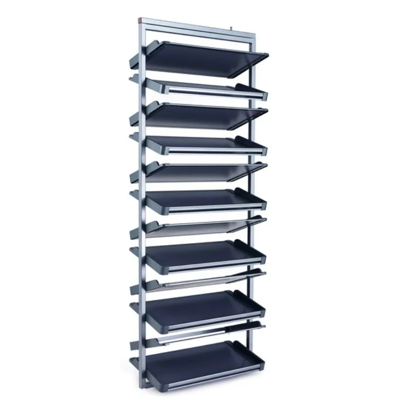 Cloakroom  function Hardware multi-layer double-sided 180-degree rotating shoe rack Shoe cabinet built-in rotating shoe rack