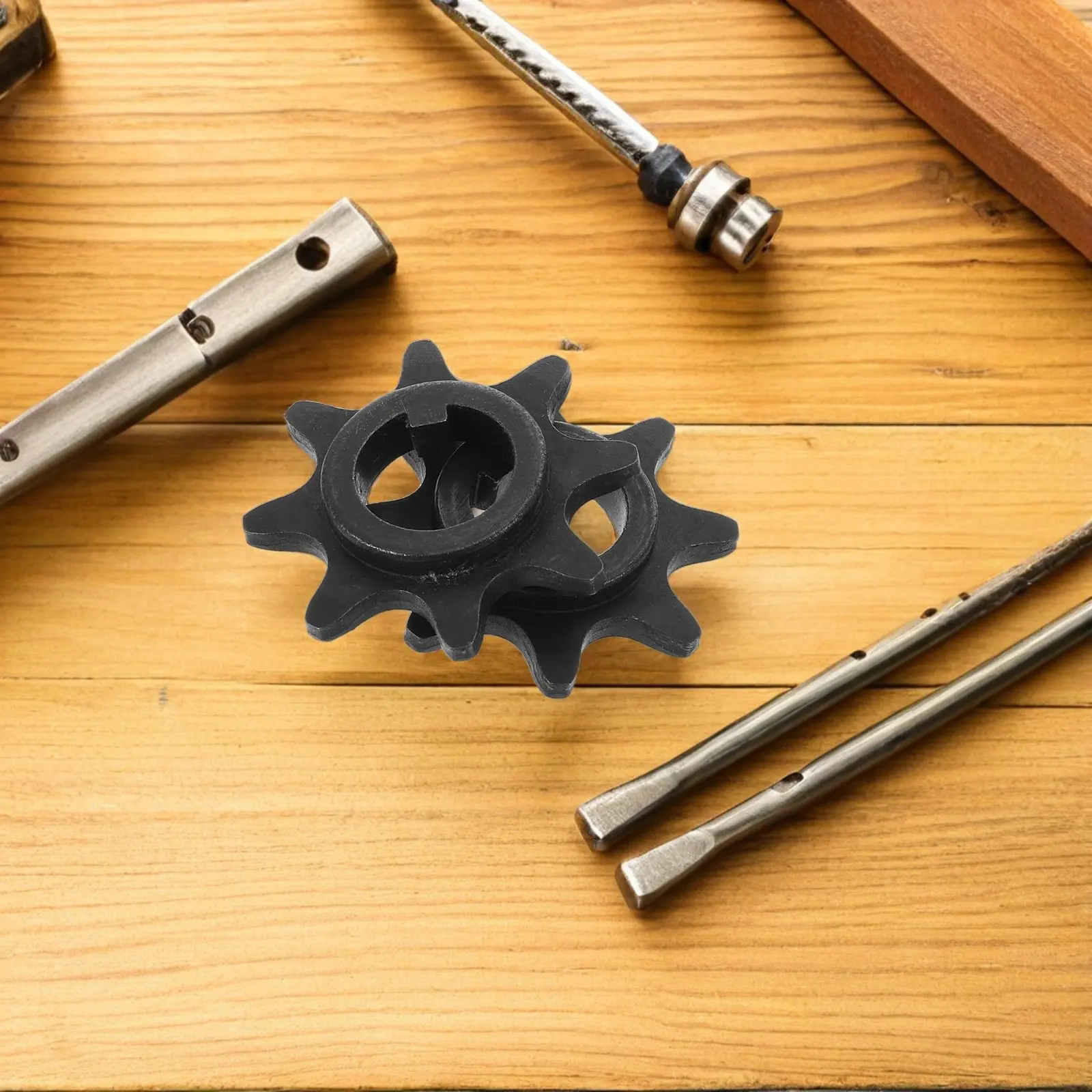 2Pcs Steel Planer Sprocket Replacement Drive Gear for Planer Repair Power Tool Cutting Performance Accessory