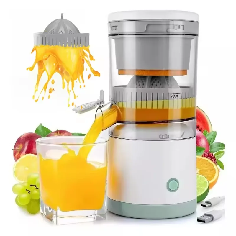 

Electric Fruit Juicer Portable Single Auger Juicer Fruit Squeezer USB Charge Orange Lemon Fruit And Vegetable Juice Extractor