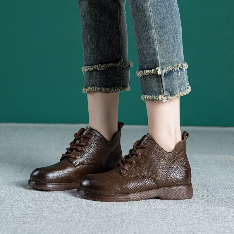 

Women's Retro Boots 2026 Spring/Autumn New Style Versatile Short Boots for Winter