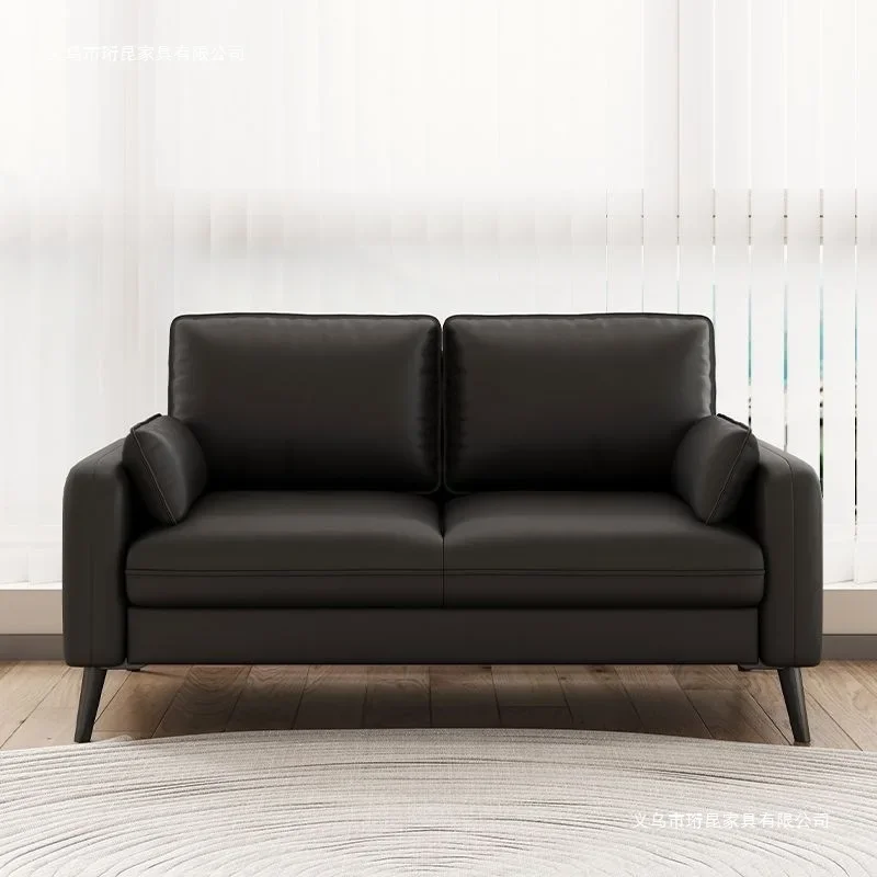 Double sofa Small apartment Home simple apartment Rental room Office lounge area Reception cat scratching small sofa