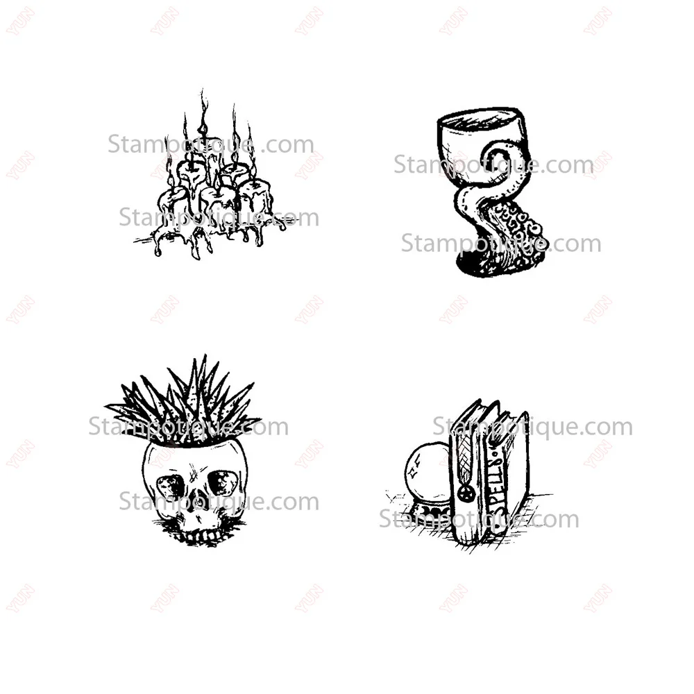 2023 New Witches Decor Cube Lair Metal Cutting Dies Stamps DIY Handmade Embossing Stencil Making Scrapbook Diary