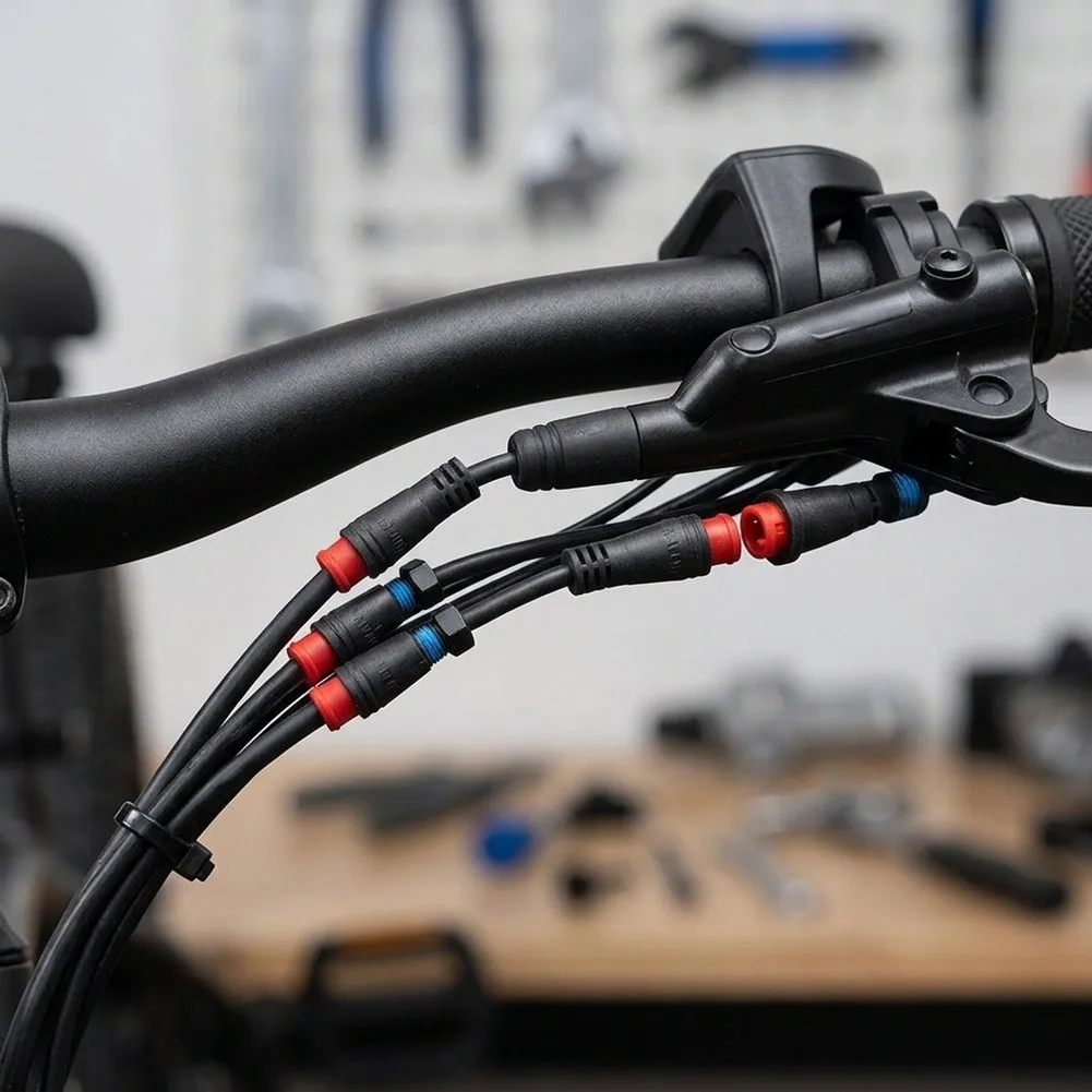 4pcs Brake Sensor for Ebike with 2-Pin Normally Open for contact for logic Compatible with Typical E-Bike Brake Inputs