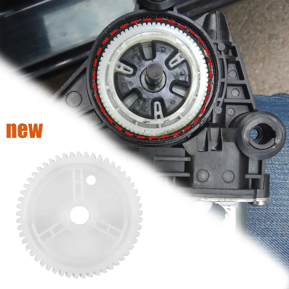 1PC Front Rear Car Window Regulator Motor Repair Gear White G22C5958X CM011050 For Mazda 6 GG GY 2003 2004 2005 2006 2007