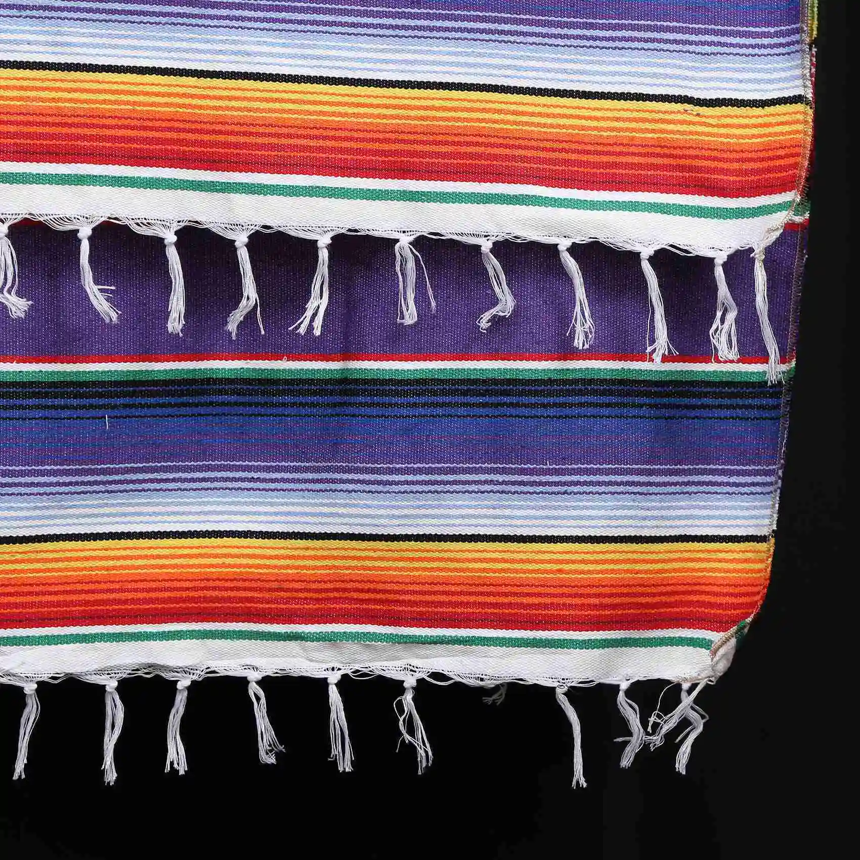 A04G-3X mantel mexicano para decoraciones de boda de fiesta mexicana, manta de sarape salillo mexicano, manta de cama, tapete de