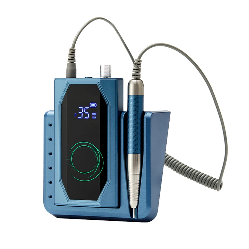 

Электрическая портативная пилка для маникюра и педикюра, 40000 об/мин, перезаряжаемая, беспроводная, для салонов красоты