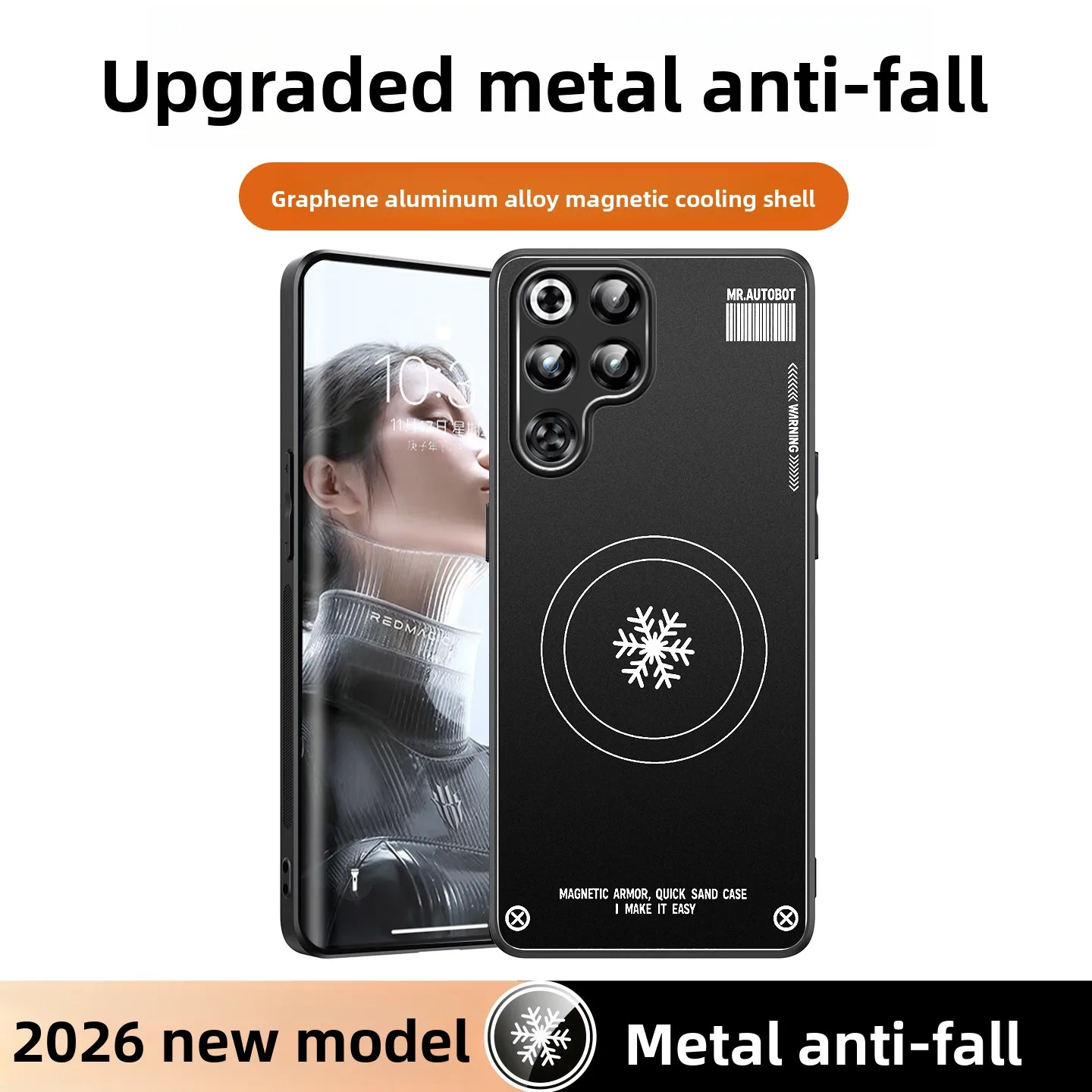 Magnetic Case For ZTE Nubia Redmagic 11 SPro 11Pro Plus Superior Heat Dissipation Ultra-thin PC Cover For Redmagic11 SPro+ Funda view 6