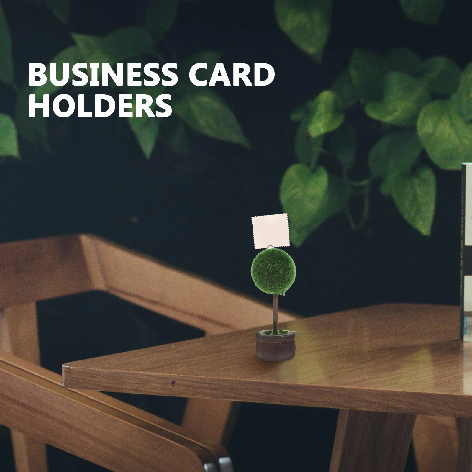 2 قطعة صغيرة فو بوعاء النباتات الخضراء الكرة الجدول رقم حامل الراتنج توافدوا مكان الزفاف مشبك للبطاقات القائمة حامل لحفلة عيد ميلاد #2