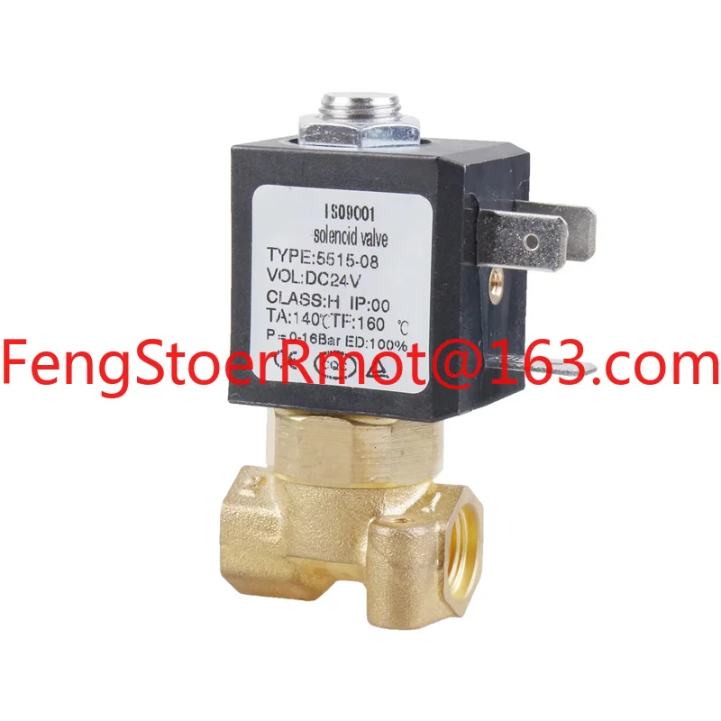 1/8 inch BSP port 2 way normally closed numerical control direct acting brass solenoid valve