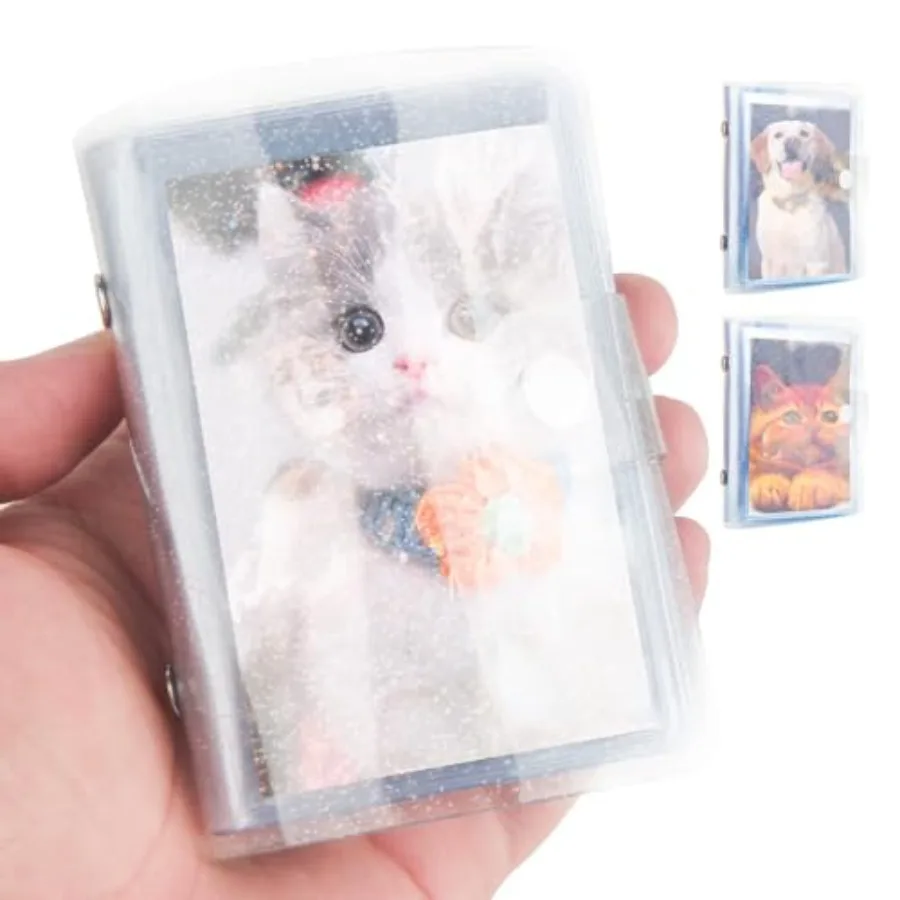 

2Packs 36 Pockets 2x3 Photo Album for Fujifilm Instax Mini 12 11 9 99 90 8+ 8 7s 7+ 40 26 25 Evo Instant Camera, Polaroid Snap,