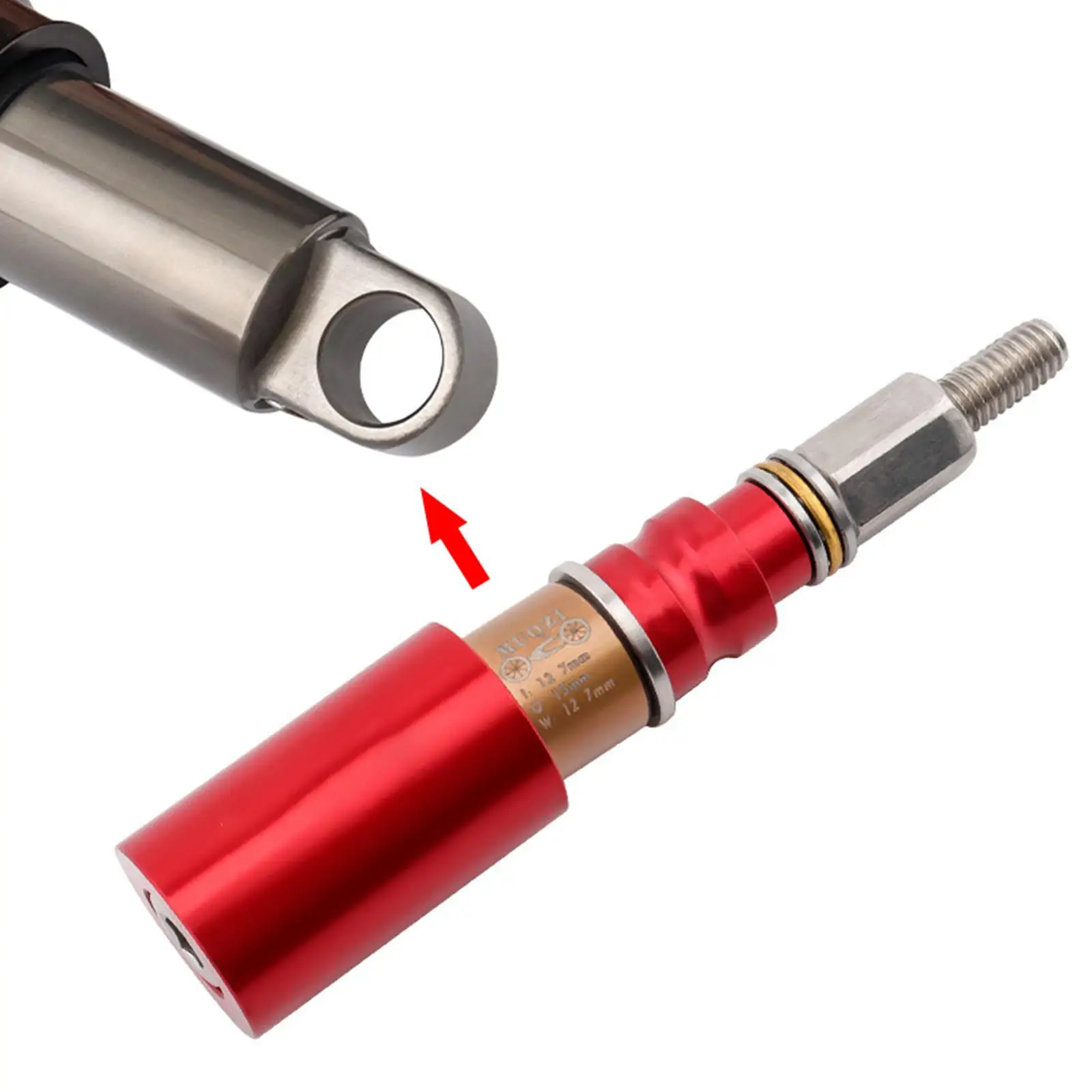 Bicycle Shock Absorber DU Bushing Tube Gold Composite Material Low Friction Rear Suspension Bushing Replacement for Mountain