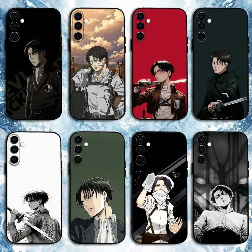 levi-ackerman-attack-on-titan-phone-case-para-samsung-galaxy-a73-a72-a71-a70-a53-a52-a51-outros-soft-black-shell