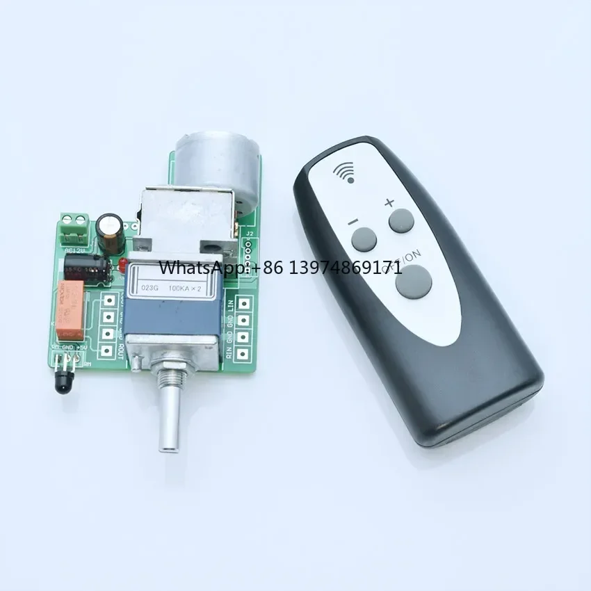 Nvarcher ALPS27 Motor Remote Control Volume Board Infrared Modified  Potentiometer Preamplifier