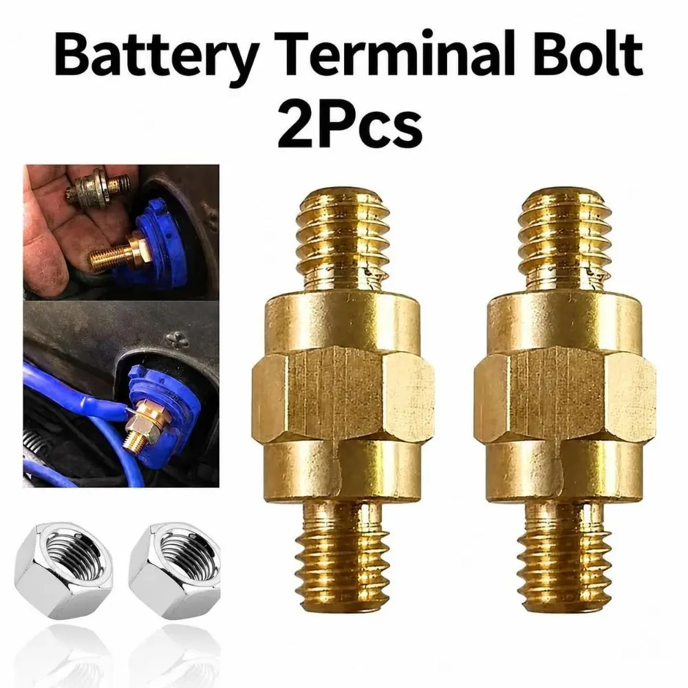 Brass Battery Terminal Bolt 3/8
