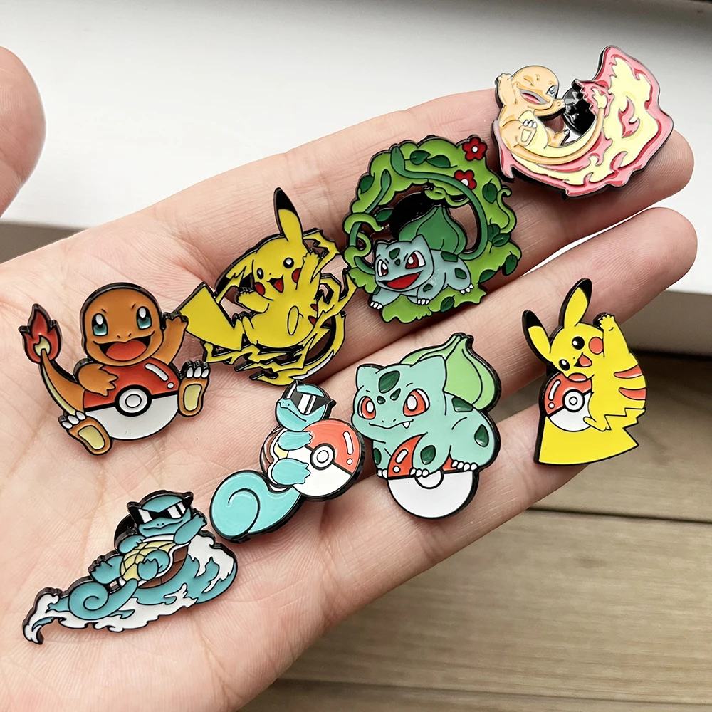 8 قطعة Gengar تأثيري الإبداع بروش لطيف التلبيب دبوس مجموعة لحقيبة الظهر والملابس الديكور مجوهرات الإكسسوار