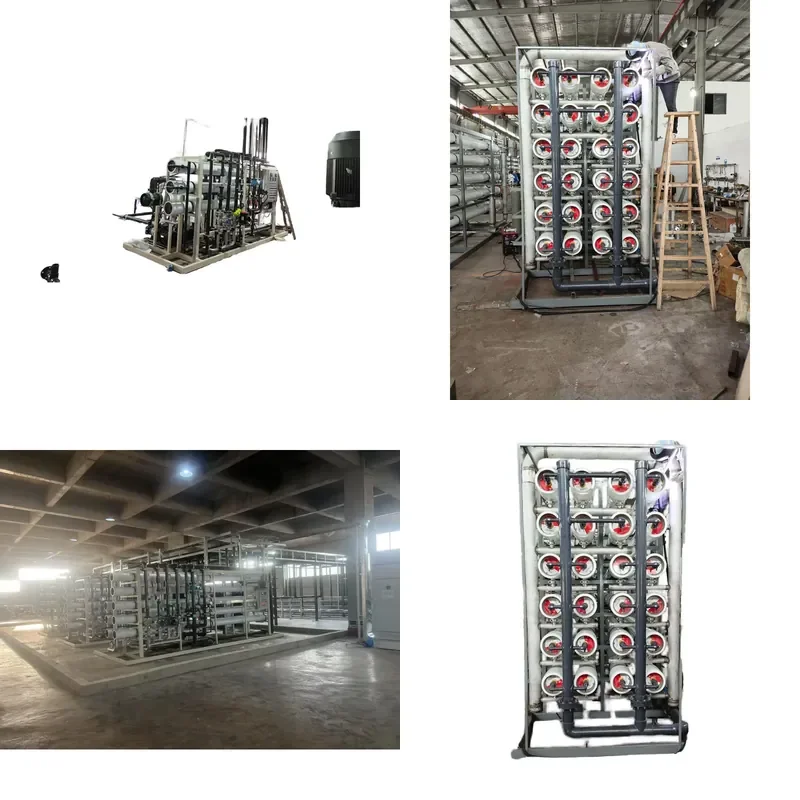 HCY Reverse Osmosis Machine 220V Motor Salt Water Desalination System for Sea Water Treatment Agriculture-Pressure Vessel