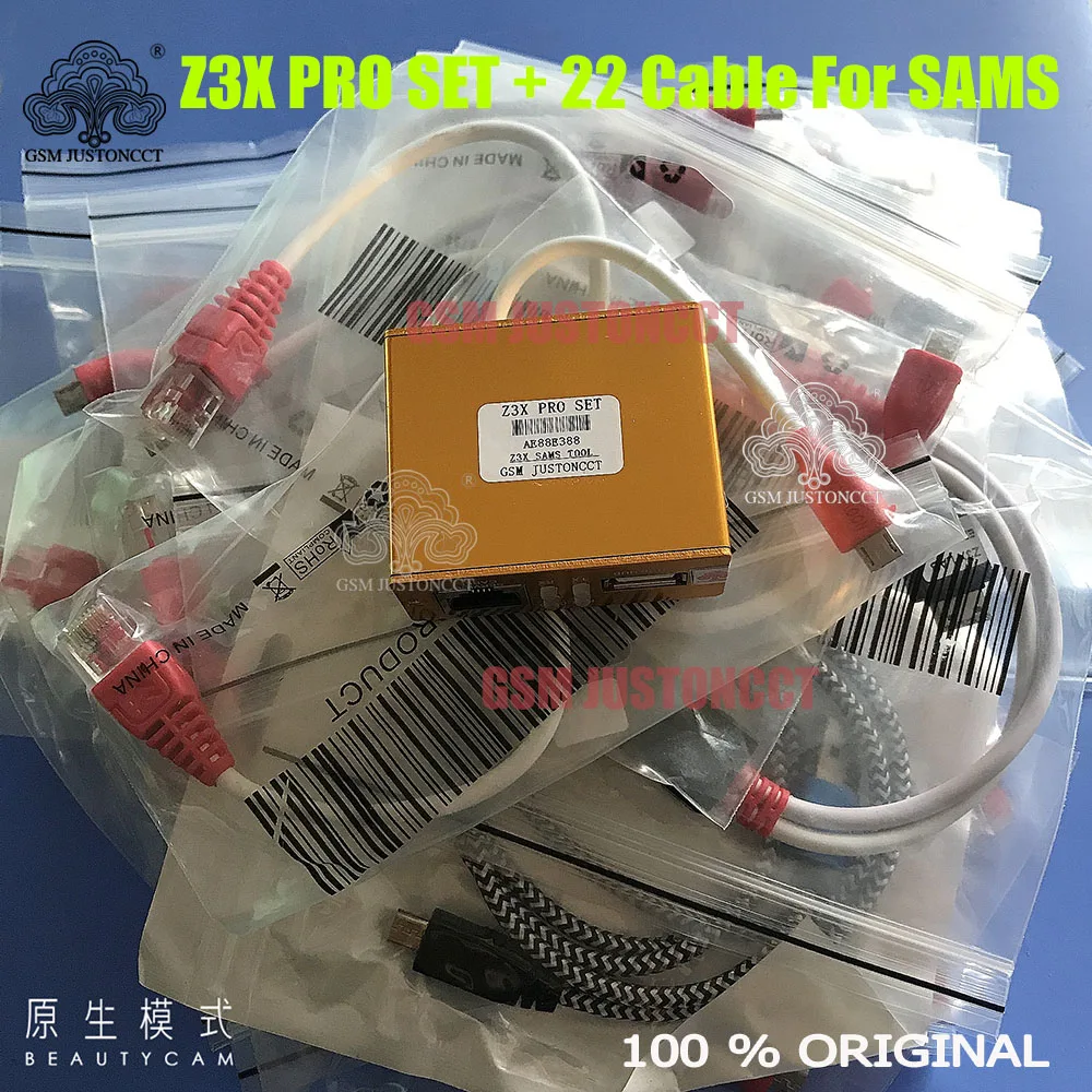 100% original Z3X PRO EDITION Samsung Tool Pro activation +22cables direct unlock/read codes, FRP remove, repair, SN, DRK,