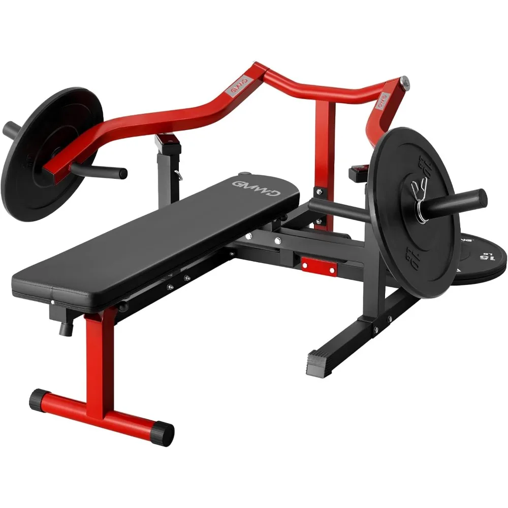 Chest Press Machine, 1050LBS Bench Press Machine with Independent Converging Arms, Adjustable Flat Incline Bench for Chest