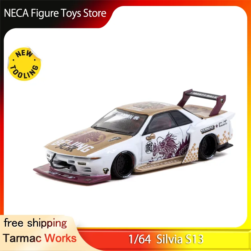 

Tarmac Works 1:64 Diecast Widebody JDM Coupe Model, Beijing Dragon Edition Collectible Toy Gift For Adults & Fans In Stock