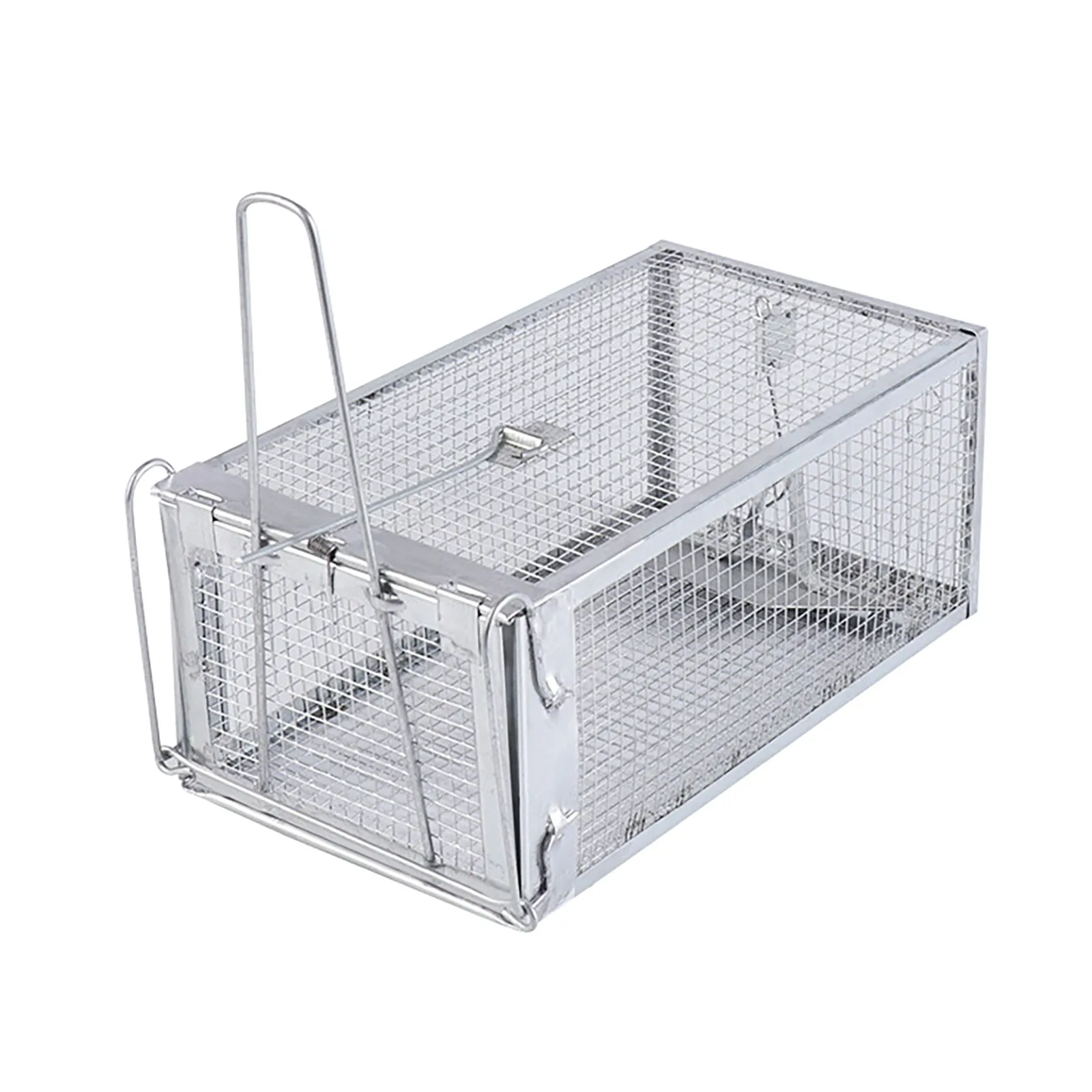 Mice Trap Mouse Catcher Trap Self-locking Mousetrap Household Iron Net Mouse Catcher Metal Reusable Home Rat Trap Rat Cage