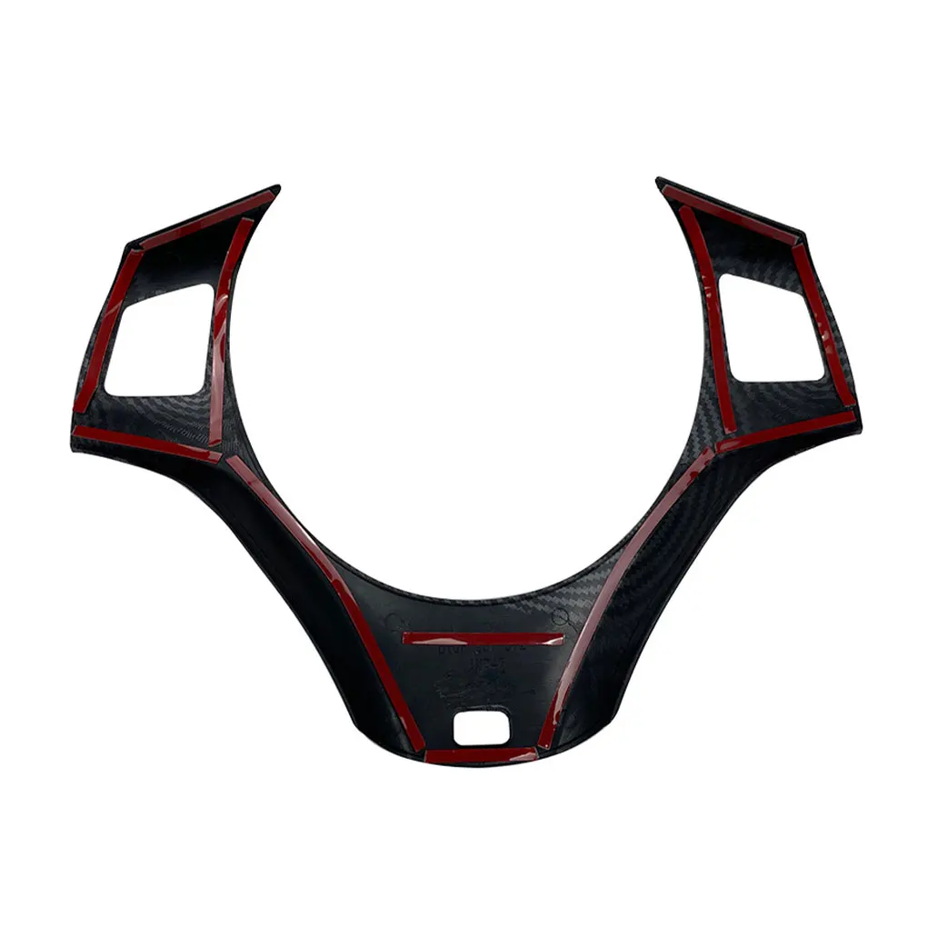 

LHD Carbon Fiber Car Steering Wheel Trim for -BMW 3 Series E90 E91 E92 E93 2005-2012 Car Steering Wheel Decoration Cover