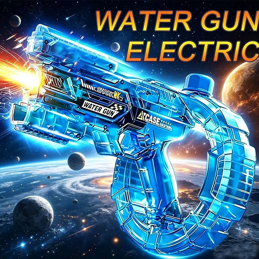 HOT! Electric Water Guns for Adults Powerful Squirt Automatic Water Blasters Summer Outdoor Beach Toy Compatible with FUNWEE