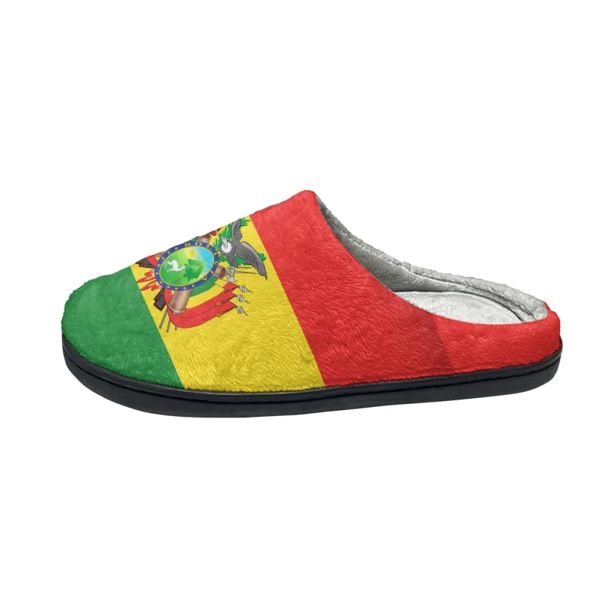 Indoor Casual Lady Slides The National Flag of Bolivia Autumu Winter Home Warm Slippers Dropshipping Comfortable Cotton Slippers