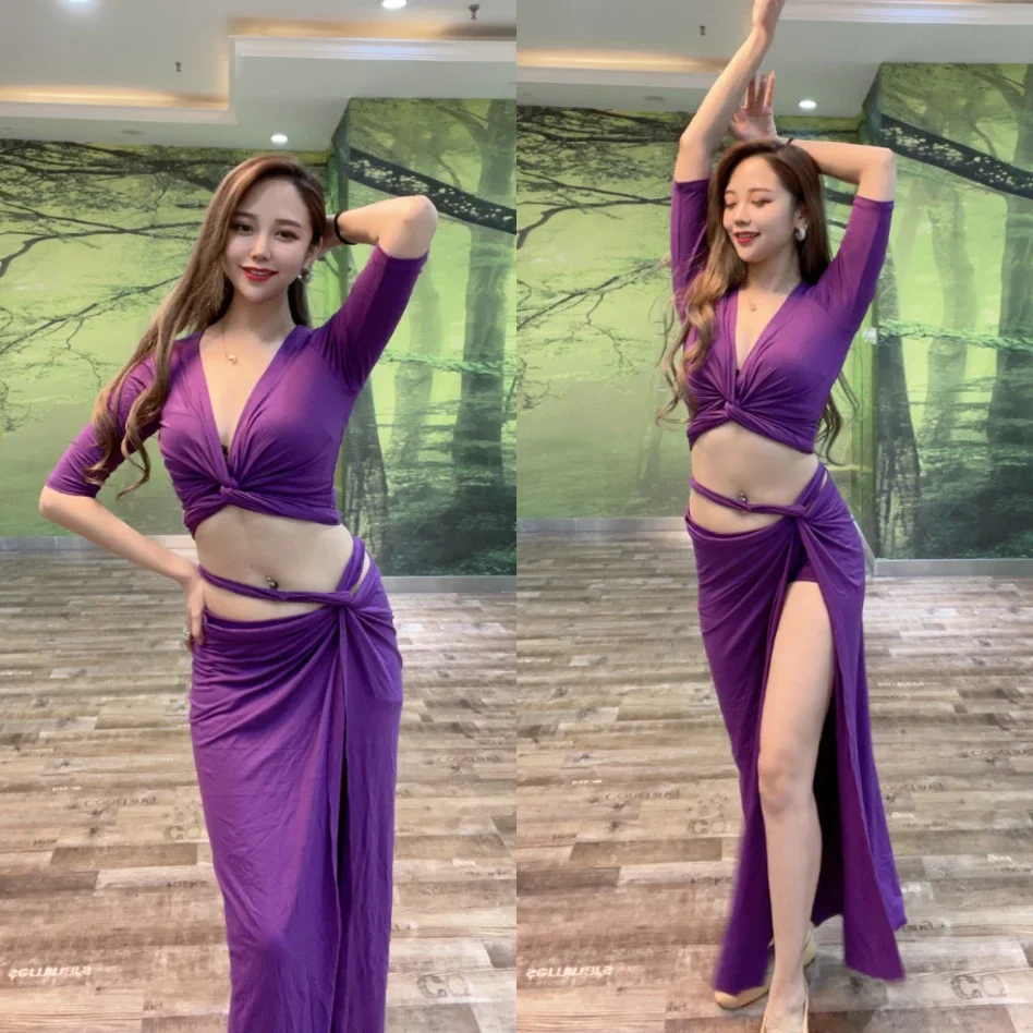 Belly Dance costume  Outfit Caderin Dancer Lessons Wear 2023 For Women Set Oriental Adult Professional Top Skirts Dress Suit