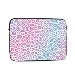 Juste pour ordinateur portable à motif expérimental, ipad, housse pour ordinateur portable, sac portable, poudres, 17 