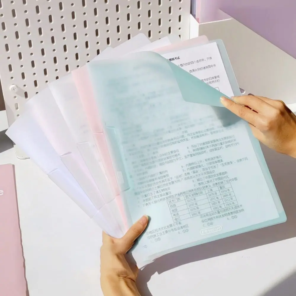 

Rotating A4 Clipboard File Folder Side Open Candy Color Contract Clamp Plastic Loose Leaf File Binder For Students Teachers