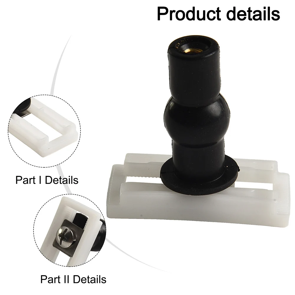 Expansion Screw Kit for Toilet Cover with Quick Release and Rubber Buckle Designed to Stable and Easy Seat Installation