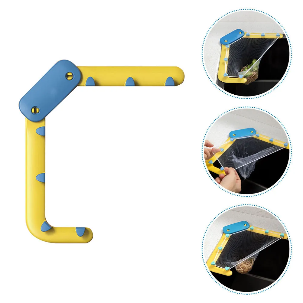Adjustable Plastic Sink Strainer Rack Corner Drain Rack Sink Filter Holder Stable Tripod Design No Trace Fix