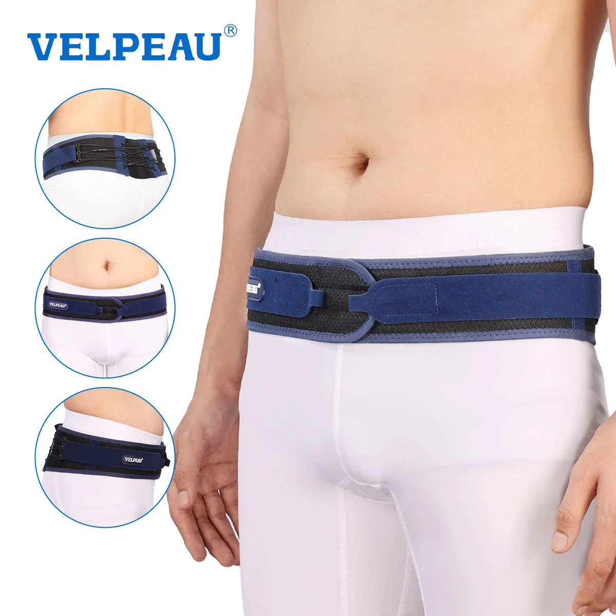 VELPEAU Pelvic Support Belt Ajustable for Sciatica Lumbar Pain Relief Tailbone Protector Sacroiliac Joint Support for Women