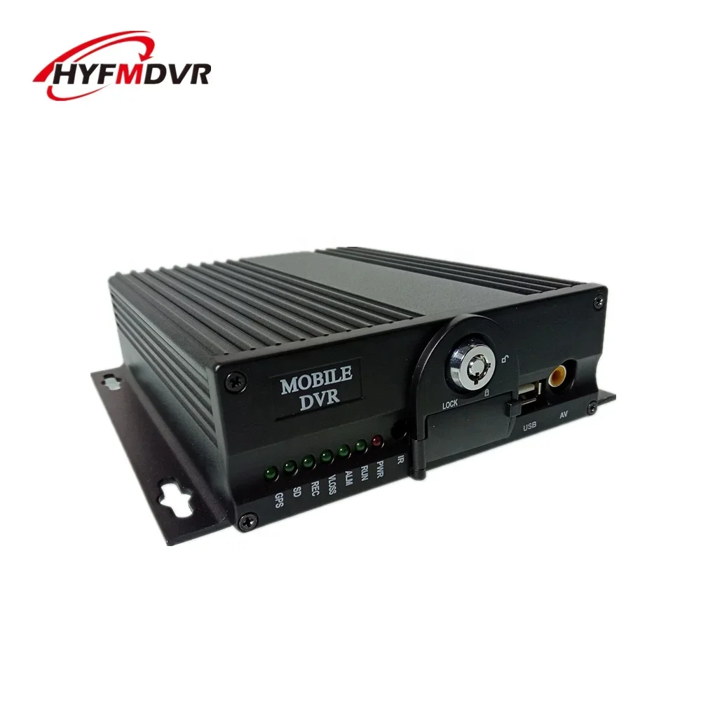 HYF Basic Video Recording H.265 8 Channels Dual SD Card AHD 1080P Mobile DVR With GPS for Truck Vehicle Van Trailer School Bus