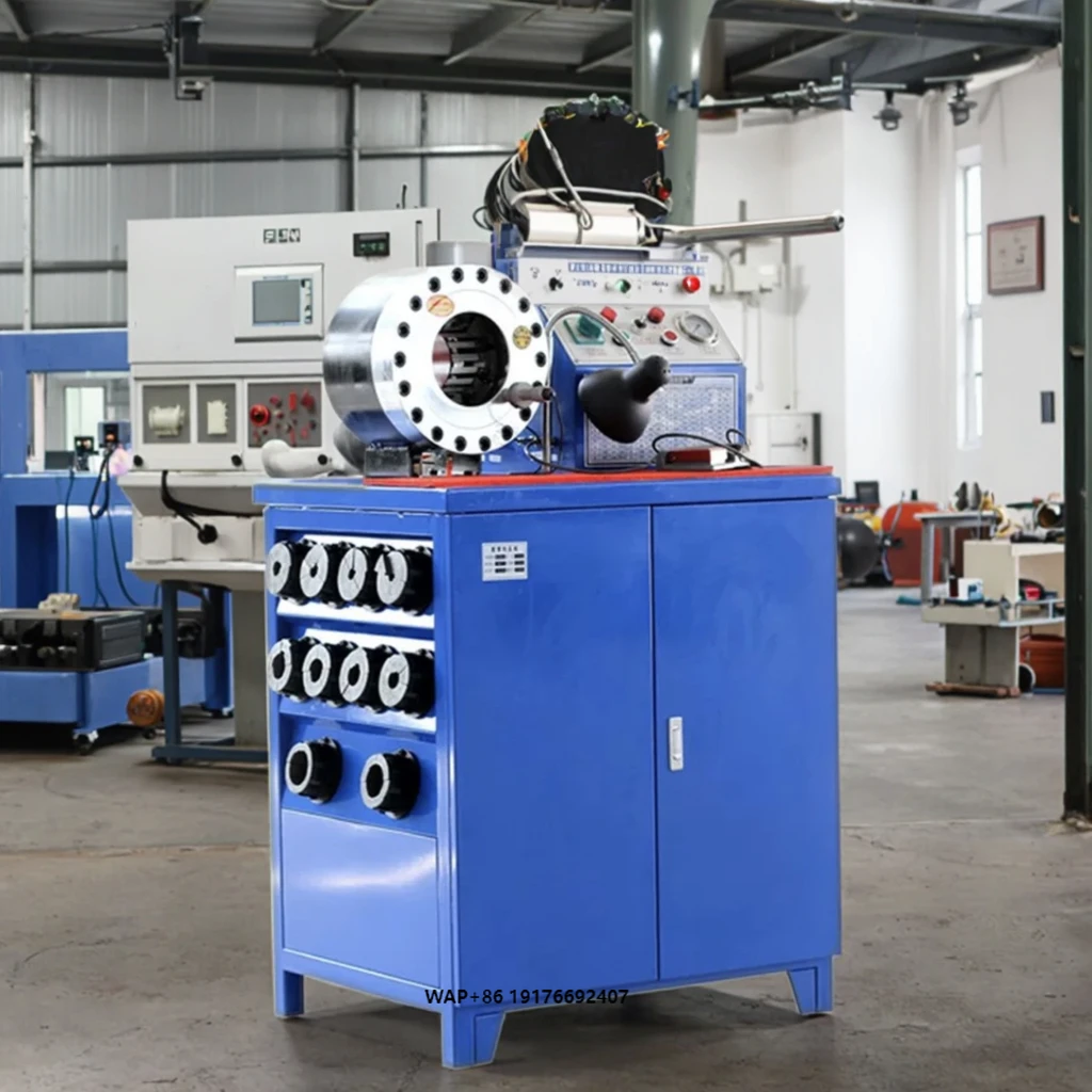 

High Pressure Hydraulic Hose Crimper Steel or Durable Design for Industrial Hose Assembly (Professionals or Workshops)