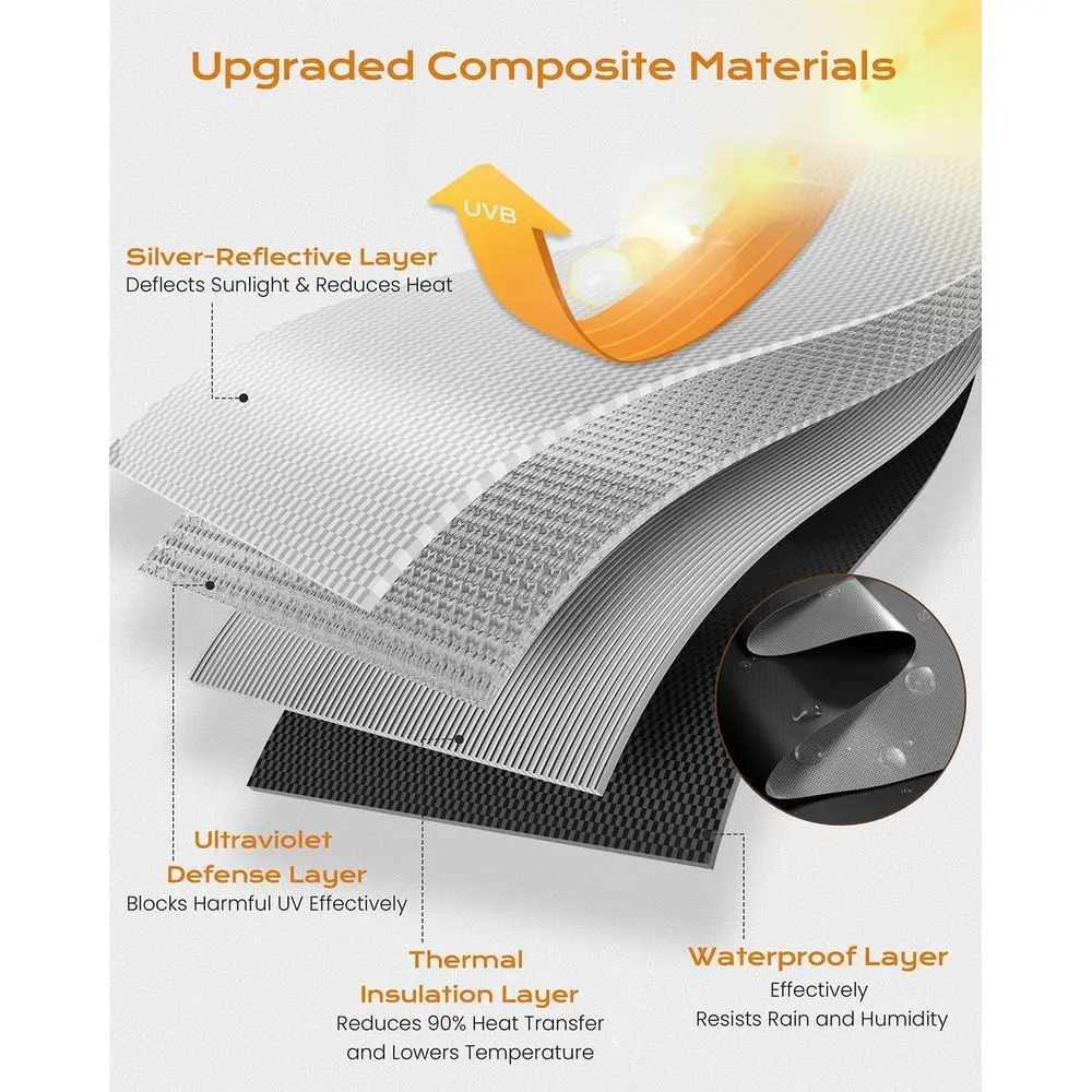 2-Pack Easy Install Blackout Curtains, No Drill Needed, 100% Light Blocking for Bedrooms, RVs, Nurseries - 48x84