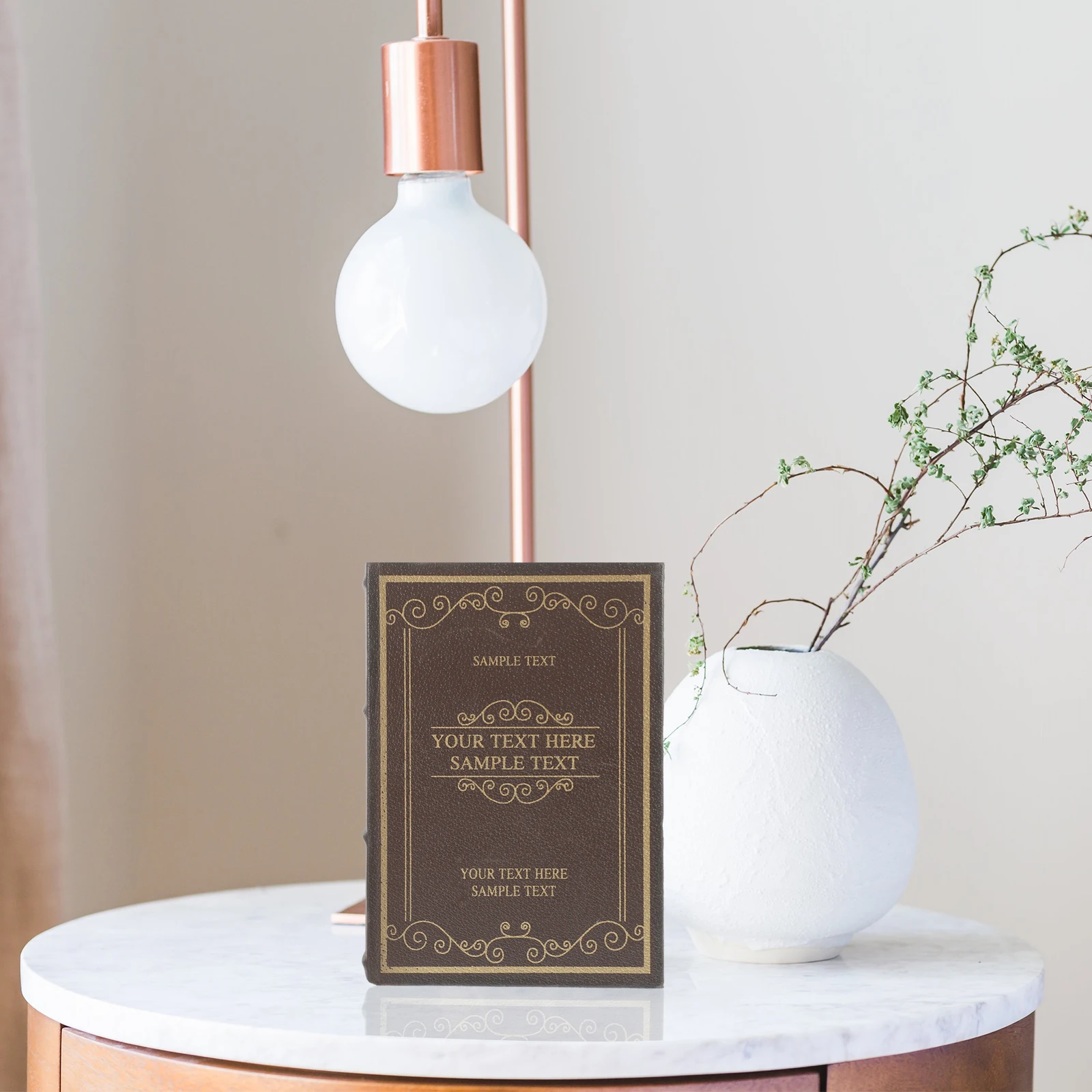 

Vintage Style Simulation Decoration Faux Office Home Study Hotel Display Prop Artificial Ornament Desktop Adornment