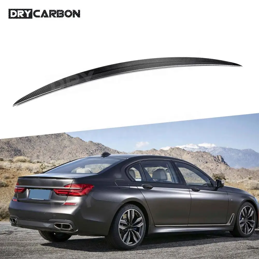 for BMW 7 Series G11 G12 730i 750i Sedan 2012-2021 Dry Carbon Rear Trunk Duck Spoiler Car Boot Spoiler Duckbill Wing Body Kit