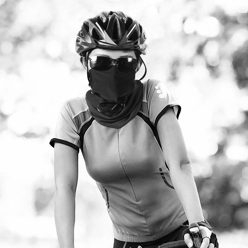 Half Face Bandana Schal Radfahren Angeln Wandern Sport Weiche Glatte Elastische Atmungsaktive Schlauch Hals Abdeckung Männer Taktische Gesicht Schal – Detail 4