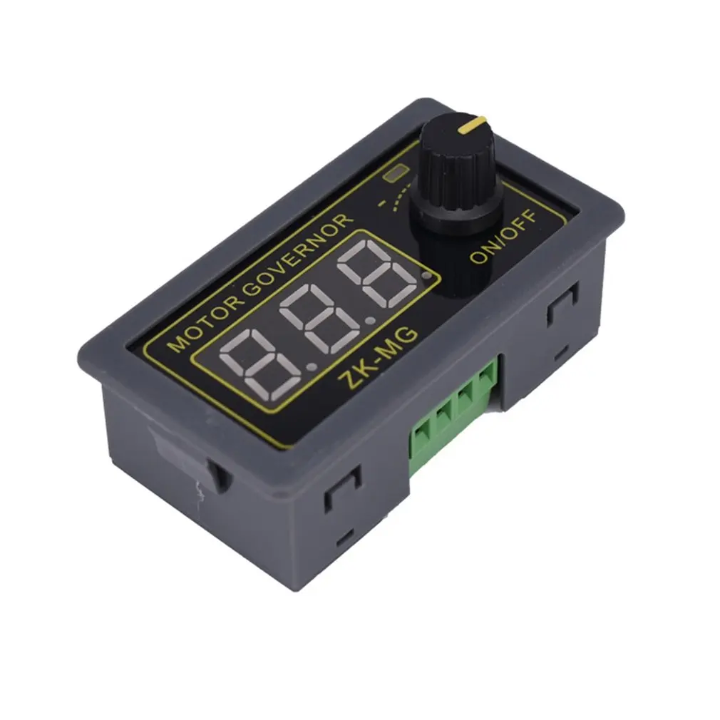 DC 5-30V 12V 24V 5A DC Motor Controller PWM Adjustable Speed Digital Display Encoder Duty Ratio Frequency MAX 15A ZK-MG