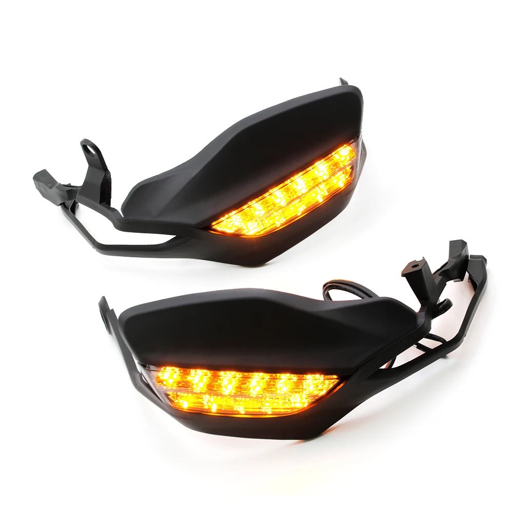 Motorcycle Wind Deflector Shield Handguards Hand Protectors LED Lights Full Set For Ducati MULTISTRADA 950 1200 1260