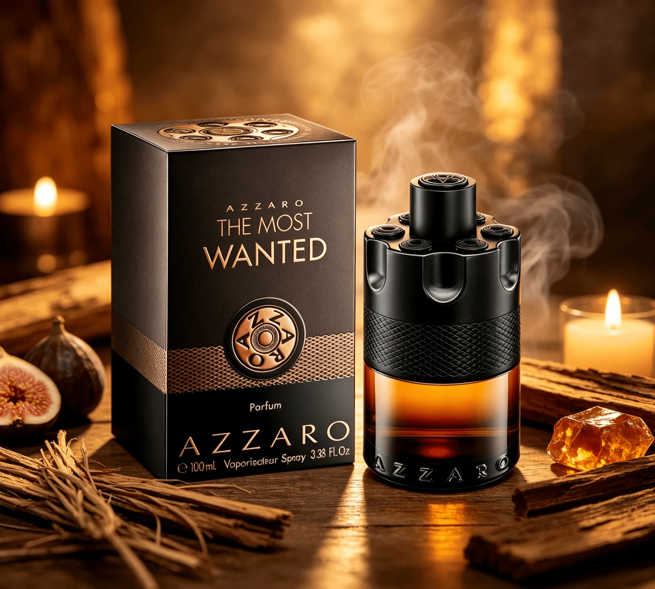 Azzaro The Most Wanted Parfum – Intensives Herrenparfüm – Würziger und verführerischer Duft für den Date-Night – Langanhaltend – Unwiderstehliche Luxusparfums für Männer – Detail 3