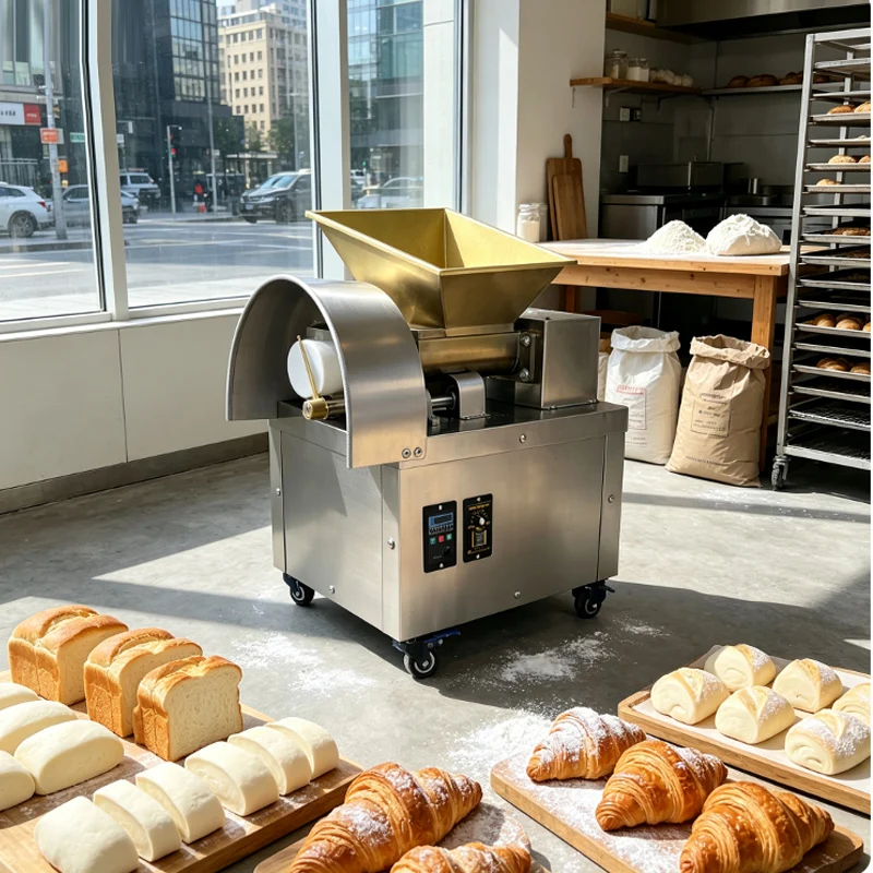 Fully Automatic Bread Dough Dividing Machine Pizza Dumpling Dough Forming Machine