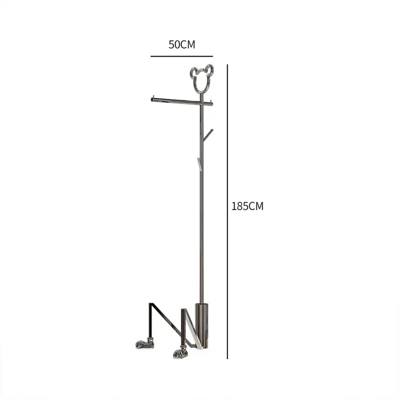 Coat rack creative metal, wrought iron welded floor, art home, living room hanger