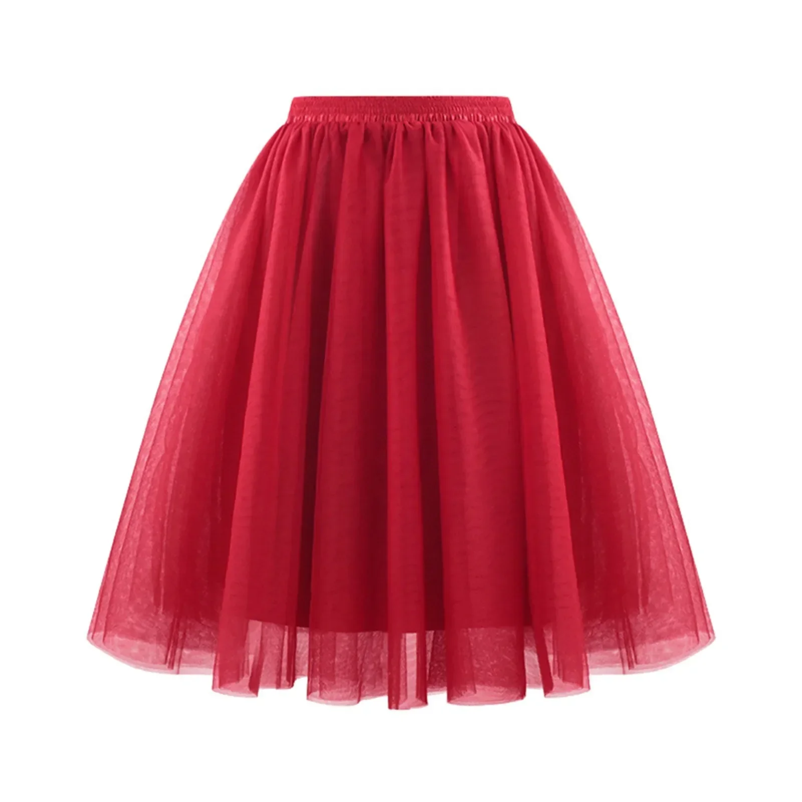 Women Vintage Tulle Skirt Short Tutu Mini Skirts Adult Fancy Ballet Dance Wear Party Costume Ball Gown Mini Skirt Hot Carnival