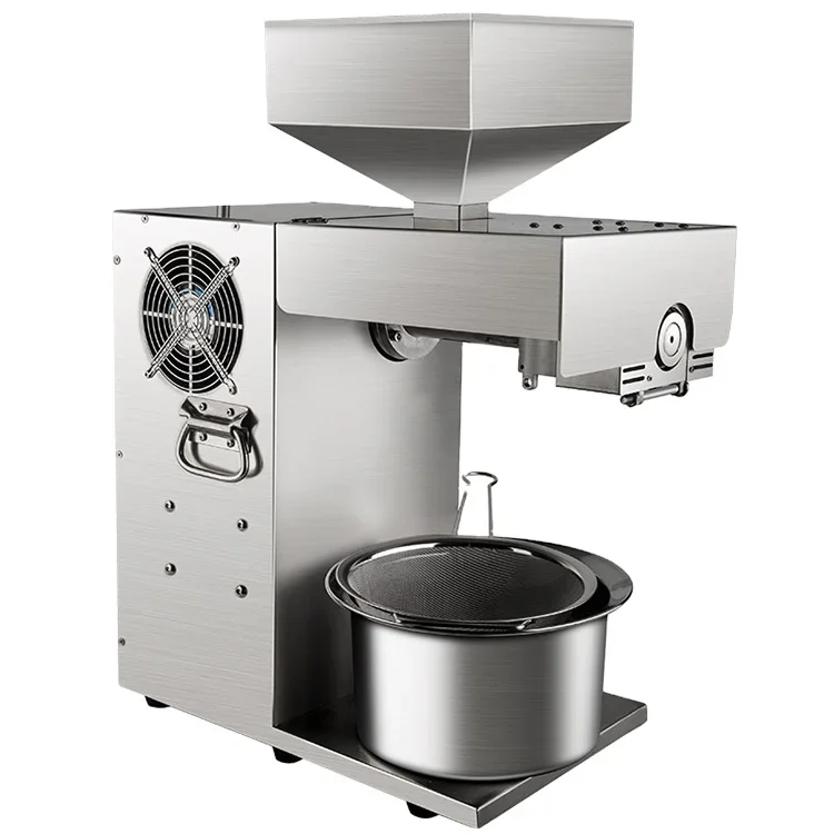 MJ T81 Mini Commercial Oil Making Machine Cold Press Coconut Cocoa Almond Walnut Seeds Screw Oil Press Machine