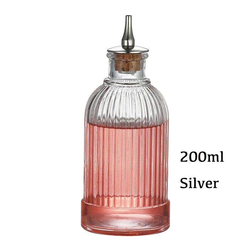 Vintage Cocktail Bitters Flasche mit Dasher Top Professionelles Barzubehör Bar Tool – Detail 10